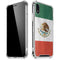 Mexico Flag Distressed iPhone XR Clear Case